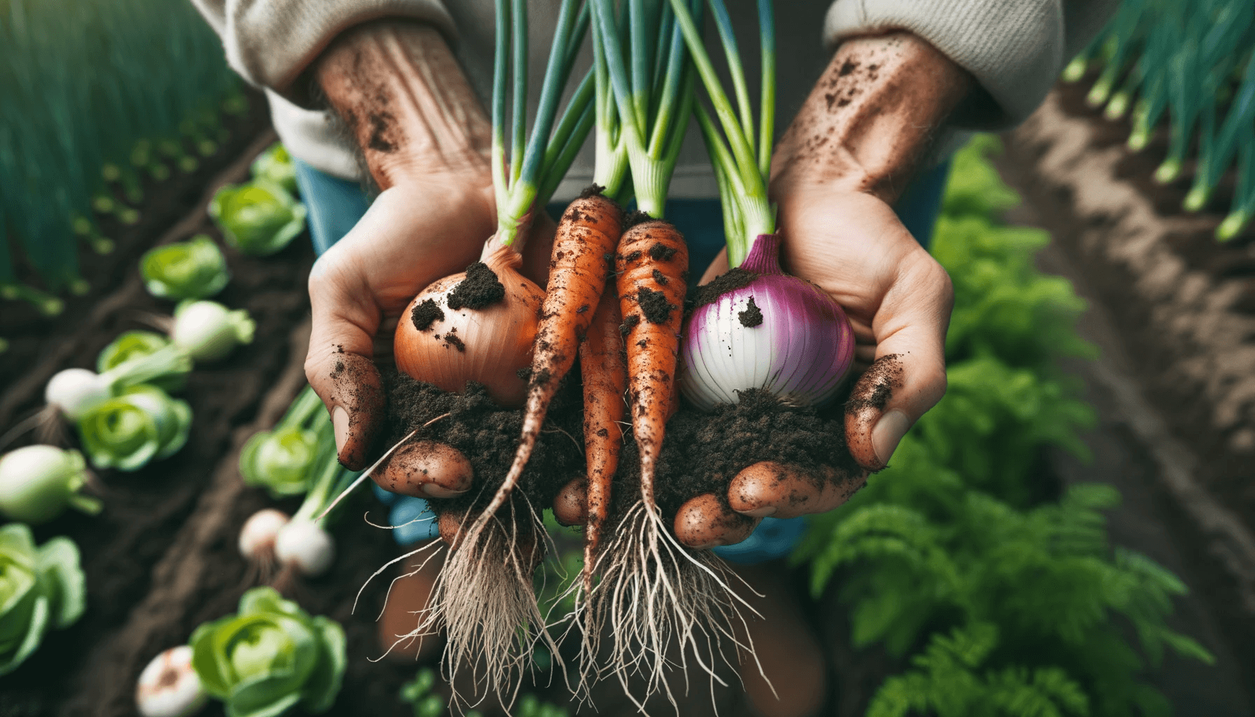 Onions and carrots companions for life - mintly.sk